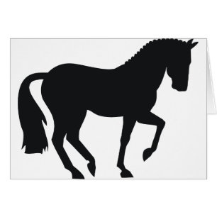 Piaffe Dressage-Pferd