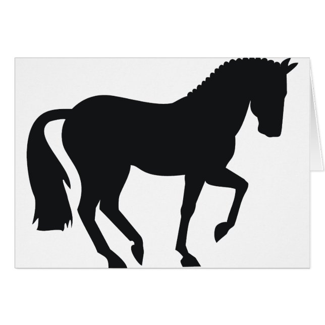 Piaffe Dressage-Pferd (Vorderseite (Horizontal))
