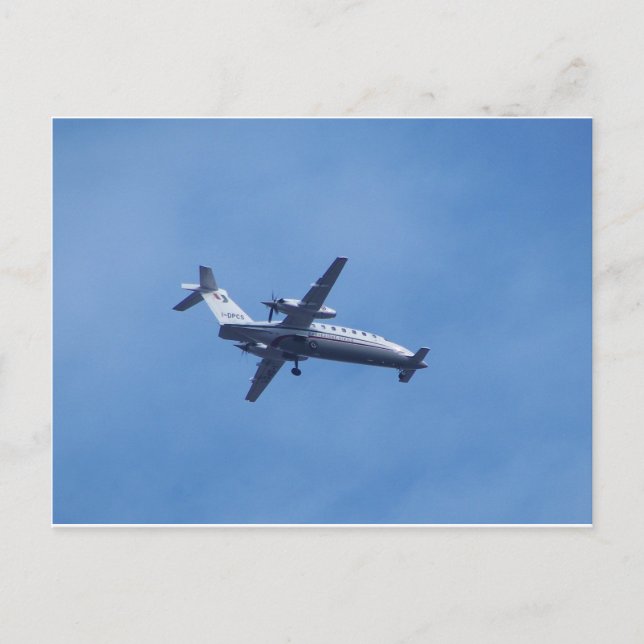 Piaggio P180 Luftfahrzeug Postkarte (Vorderseite)