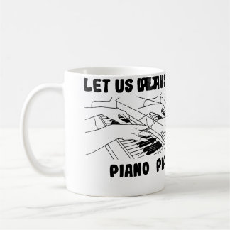 Pianist Design Flügel Kaffeetasse