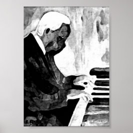 Pianist Jazz Oder Indian Ink Artwork Impresiones Poster