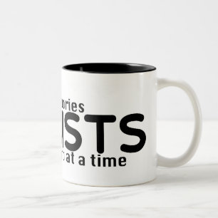 Pianist-Kaffee-Tasse Zweifarbige Tasse