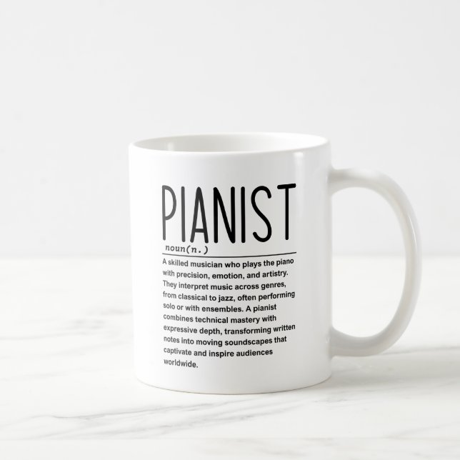 Pianist Kaffeetasse (Rechts)