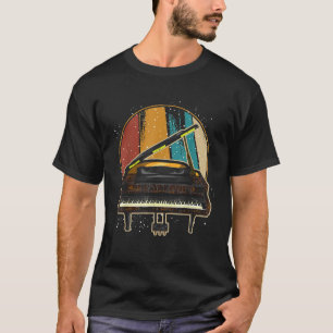 Pianist Musician Orchestra Musik Retro Piano T-Shirt