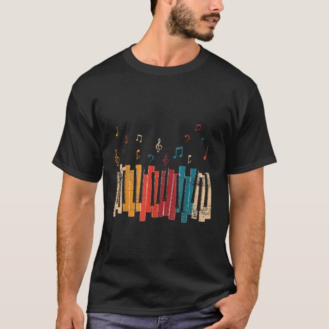 Pianist Orchester Piano Klassische Musik P T-Shirt (Vorderseite)