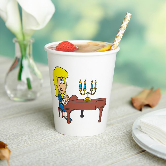 Pianist Pappbecher (Von Creator hochgeladen)