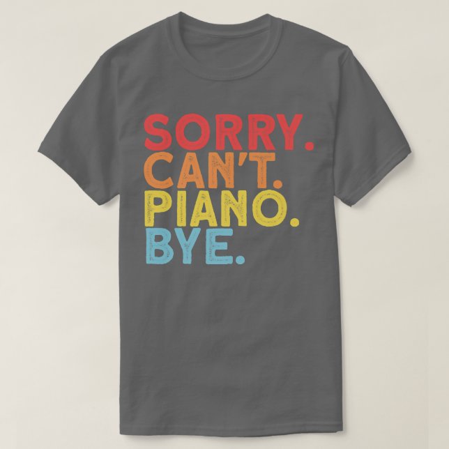 Pianist Pianist Pianistin Pianistin Lover Pianist T-Shirt (Design vorne)