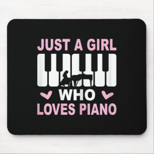 Pianist Piano Piano Girl Pianistin Frau Mousepad