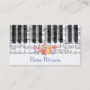 Pianistin, Rose Visitenkarte