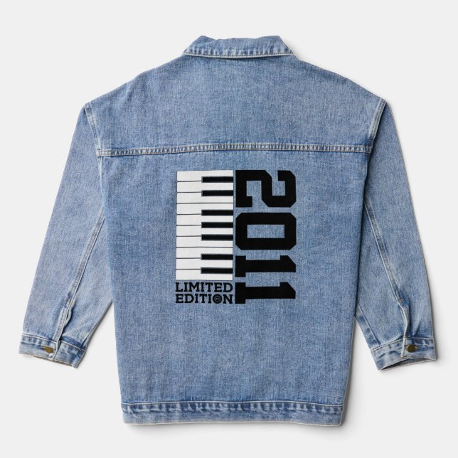 Piano 12. Piano 2011 Jeansjacke (Rückseite)