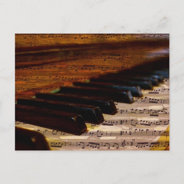 PIANO-317026 NOTES SHEET MUSIC SONGWRITER SO POSTKARTE (Vorderseite)