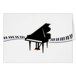Piano à queue et clavier
