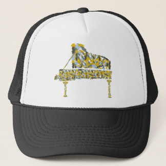 Piano abstrakt truckerkappe