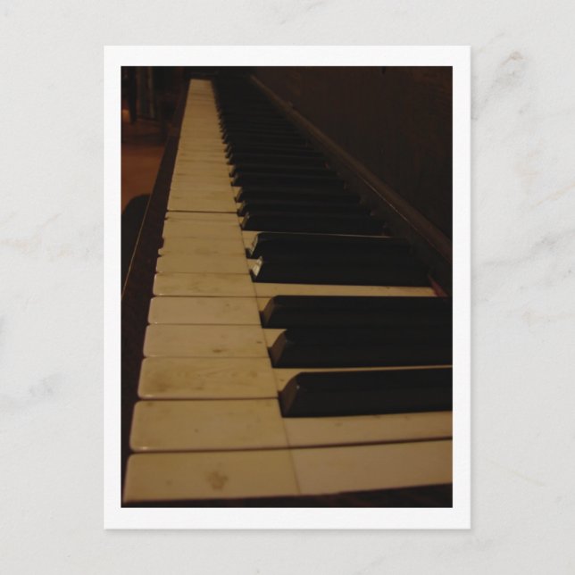 Piano am Lake Quinault Lodge Postkarte (Vorderseite)