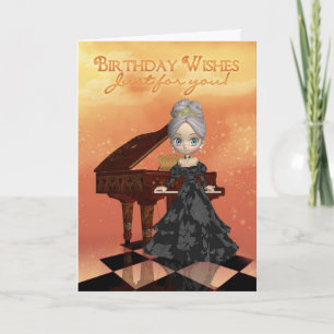 Piano Anniversaire Carte de voeux Anniversaire Sou