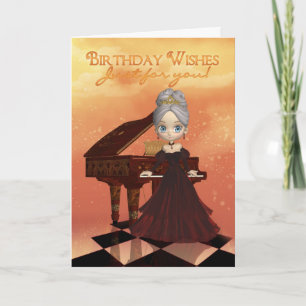 Piano Anniversaire Carte de voeux Anniversaire Voe