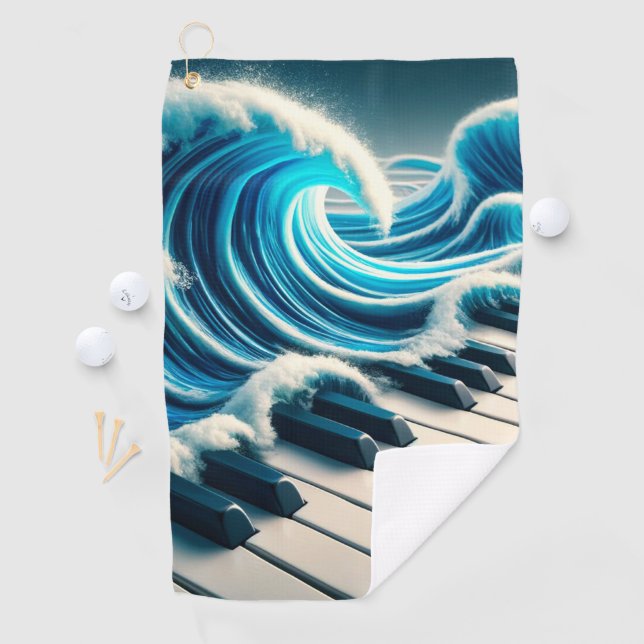 Piano Art Golfhandtuch (Insitu)