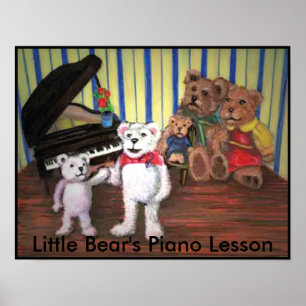 Piano Bears Musical Storybook Poster de personnage