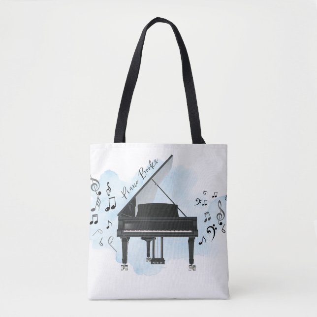 Piano Books Music Notes Sac fourre-tout (Devant)