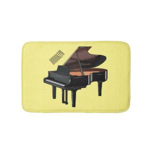 Piano-Cartoon Badematte