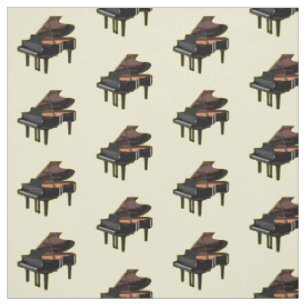 Piano-Cartoon Stoff