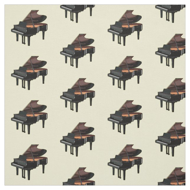 Piano-Cartoon Stoff (Muster)
