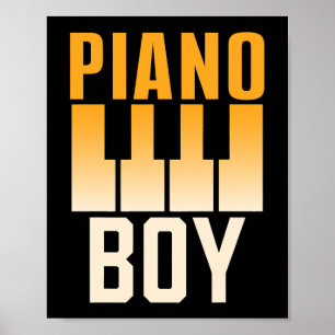 Piano Cats Piano Piano Piano Piano Pianobar Cat Poster
