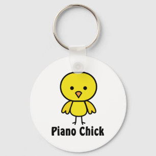 Piano Chick Schlüsselanhänger