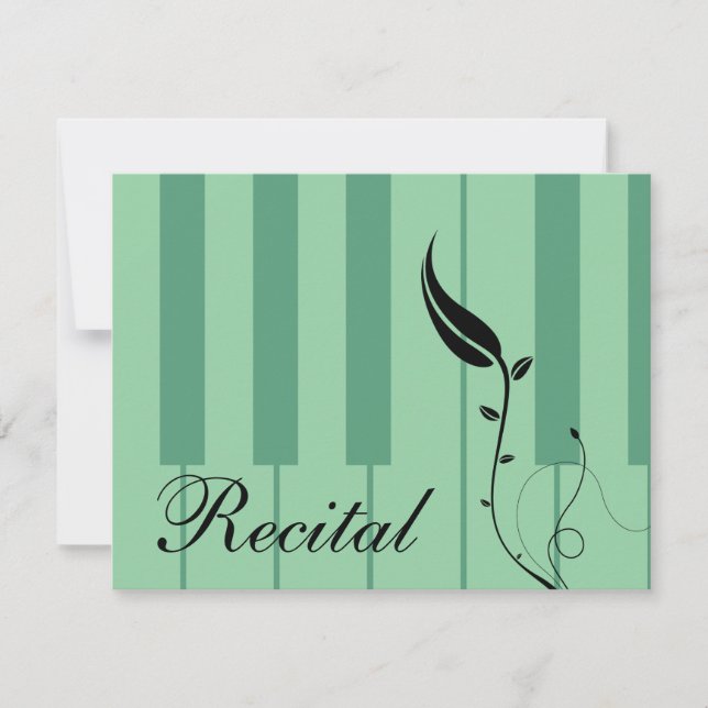 Piano Considérant Invitation (Devant)