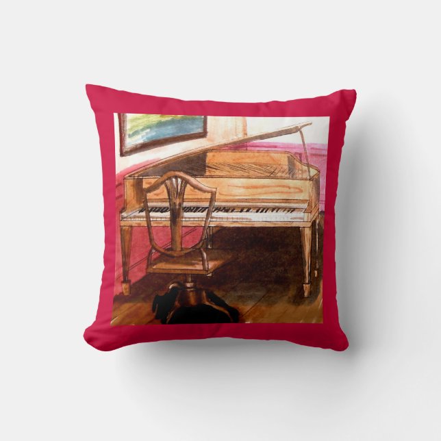 Piano de style fédéral Coussin américain MoJo (Recto)