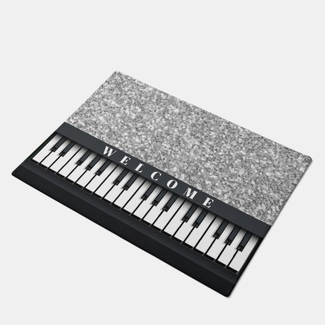 Piano Doormat Fußmatte (Schrägansicht)
