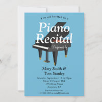 Piano Erwägungsgrund Einladung Musik Konzert