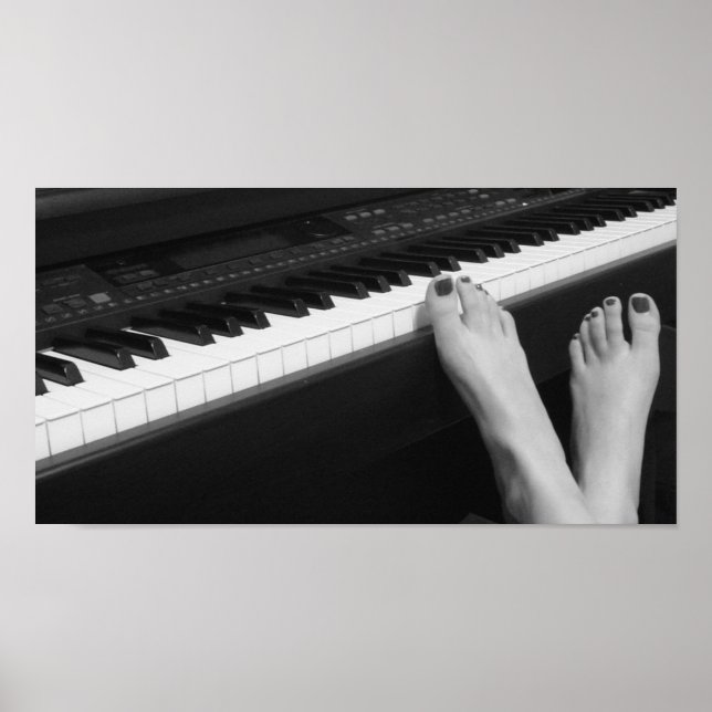 Piano & Feet Poster (Vorne)