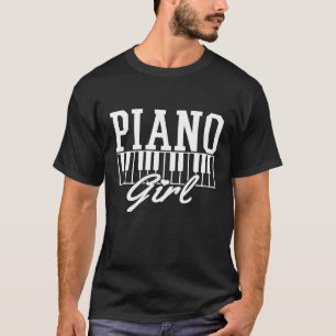 Piano Girl Musica Pianis T-Shirt