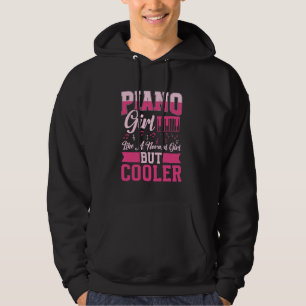 Piano Girl wie ein normales Mädchen, aber Cooler P Hoodie