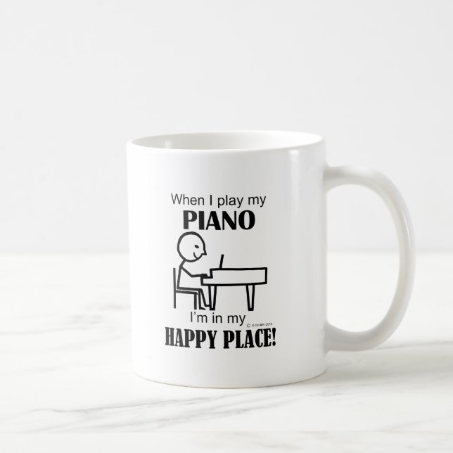 Piano Happy Place Kaffeetasse (Rechts)