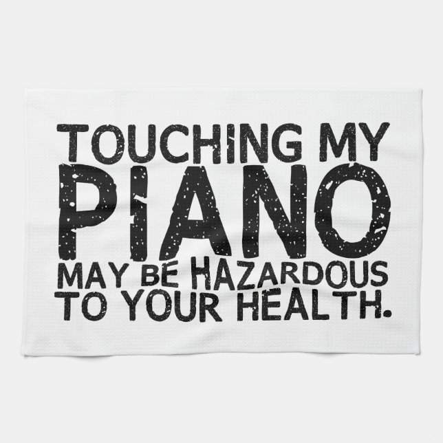 Piano Hazard Handtuch (Horizontal)