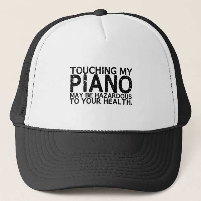 Piano Hazard Truckerkappe (Vorderseite)