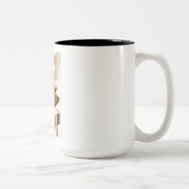 Piano-Kaffee-Tasse Zweifarbige Tasse