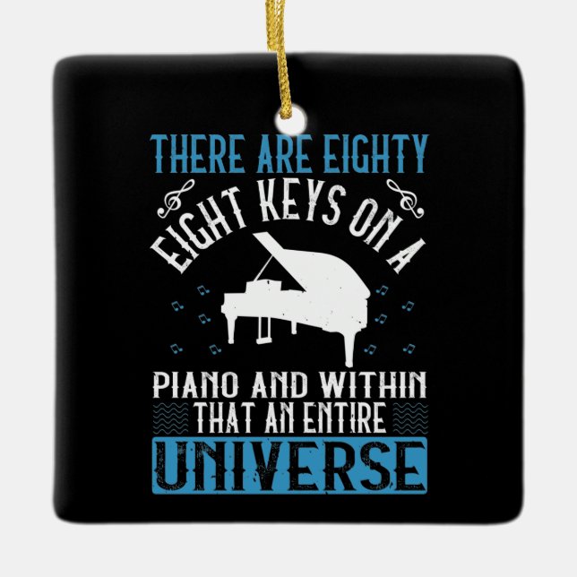 Piano - keramikornament (Vorderseite)