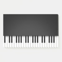 Piano Keyboard Fun Black Musiknotens