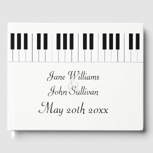 Piano Keyboard Music Thème Mariage Livre d'or