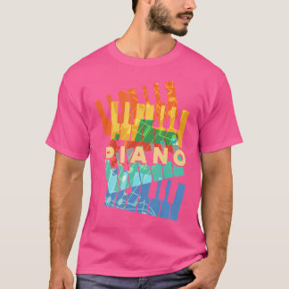 Piano Keyboard Piano Player Pianist Musiker Orche T-Shirt