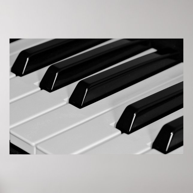 Piano keyboard poster (Vorne)