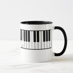 Piano Keyboard-Tasse Tasse