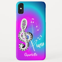 Piano Keyboard Treble Clef Musik Personalisiert