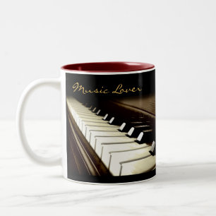 PIANO KEYS Amateur de musique à boire Mug