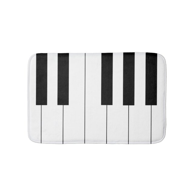 Piano Keys Bath Mat Badematte (Vorderseite)