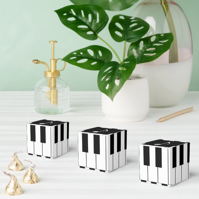 Piano Keys Black & White Party Geschenkschachtel (Zahlreiche)