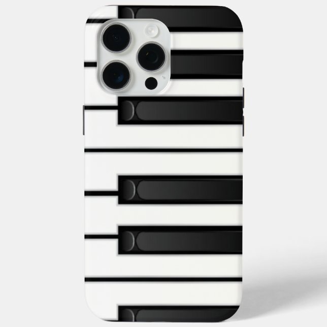 Piano Keys Case-Mate iPhone Hülle (Rückseite)